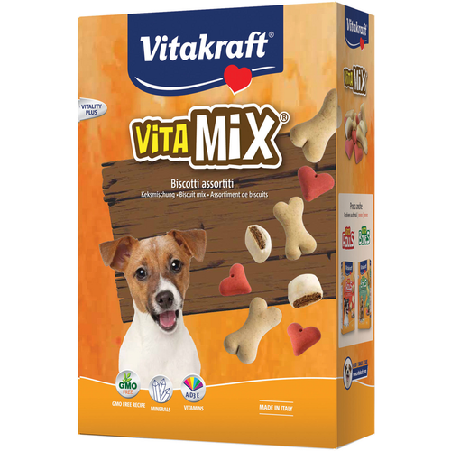 Vitakraft Dog Vita Mix Biscotti Assortiti Scatola 300 Grammi
