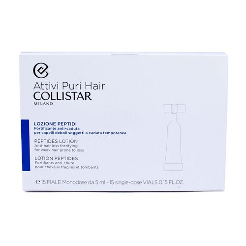 Collistar Hair Lozione Peptidi Fortificante Anti Caduta 15 Fiale Da 5 Ml
