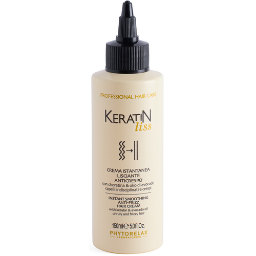 Phytorelax Keratin Liss Professional Hair Care Crema Istantanea Lisciante Anticrespo Con Cheratina E…