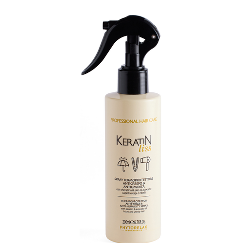 Phytorelax Keratin Liss Spray Termoprotettore Anticrespo & Antiumidita' Professional Hair Care Con C…