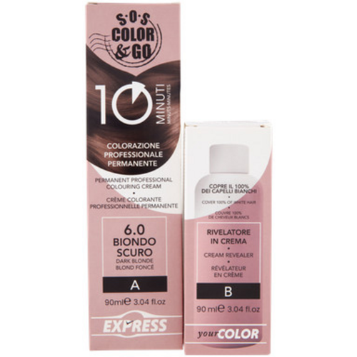 S.o.s.color&go Colorazione Professionale Permanente 10 Minuti Duo Set Crema 90 Ml + Rilevatore In Cr…