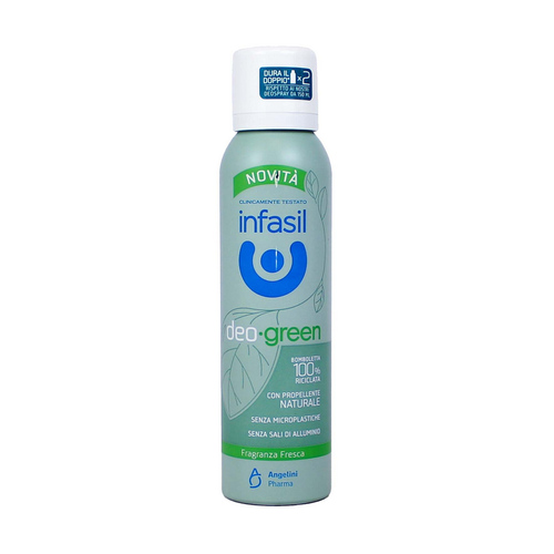 Infasil Green Deodorante Spray Fragranza Fresca 125 Ml
