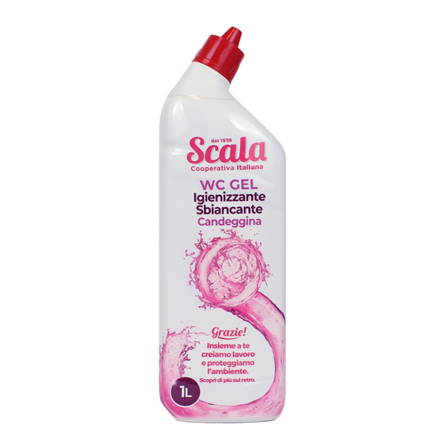 Scala Wc Gel Igienizzante Sbiancante Candeggina 1 Lt