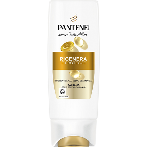 Pantene Balsamo Rigenera & Protegge I Capelli Deboli, Danneggiati 90 Ml