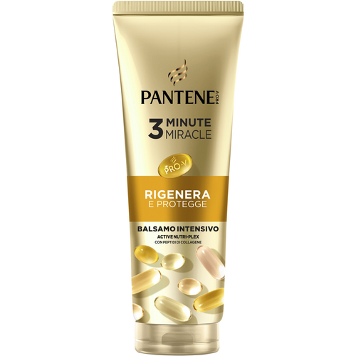 Pantene Balsamo Intensivo Miracle 3 Minuti Rigenera & Protegge Tubo 220 Ml
