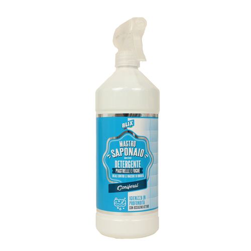 Mastro Saponaio Detergente Piastrelle E Fughe Igienizza Con Ossigeno Attivo Trigger 850 Ml