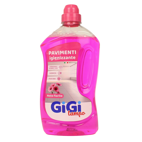 Gigi Lampo Detersivo Pavimenti Igienizzante Note Fiorite 1 Lt