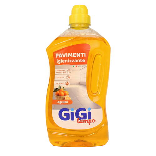 Gigi Lampo Detersivo Pavimemti Igienizzante Agrumi 1 Lt