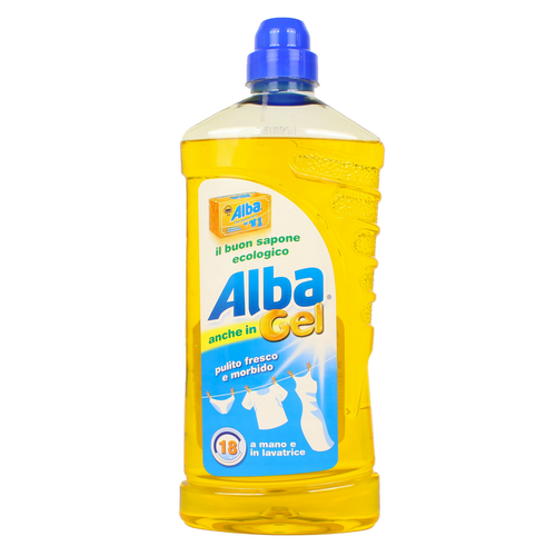 Alba Sapone Eco Gel Detersivo Bucato A Mano E Lavatrice 18 Lavaggi