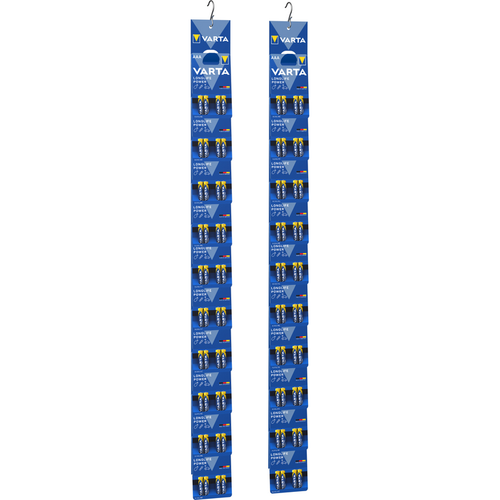 Varta Aaa Longlife Power Ministilo Blister 4 Pezzi 20 Blister In 2 Cravatte