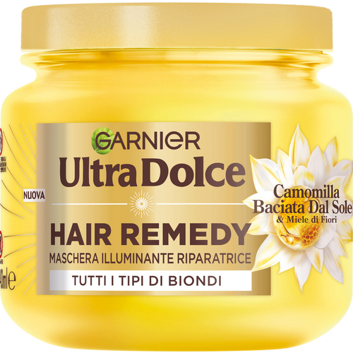 Ultra Dolce Maschera Capelli Illuminante Riparatrice Camomilla E Miele Di Fiori Per Tutti I Tipi Di …