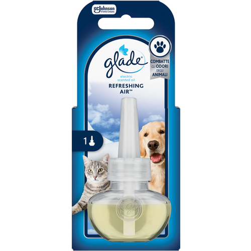 Glade Pet Electric Oil Ricarica Refreshing Air 20 Ml