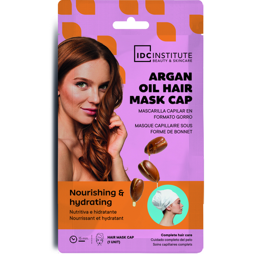 Idc Institute Mask Cap Oil Hair Argan Nutriente E Idratante