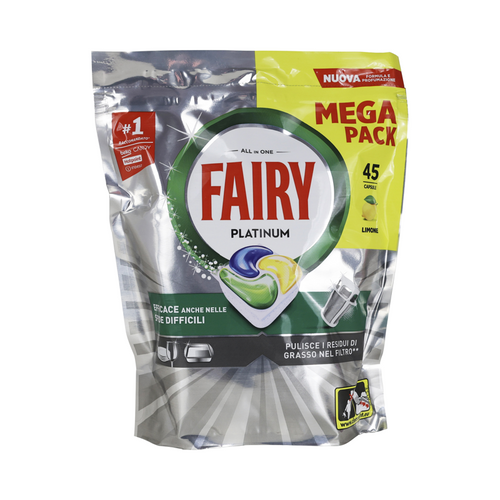 Fairy Tuttoin1 Platinum 45 Caps Lavastoviglie Al Limone