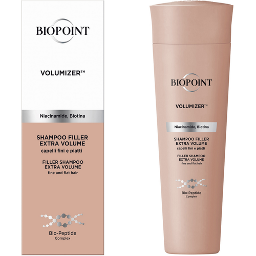 Biopoint Personal Hair Volumizer Shampoo Filler Extra Volume Capelli Fini E Piatti 200 Ml