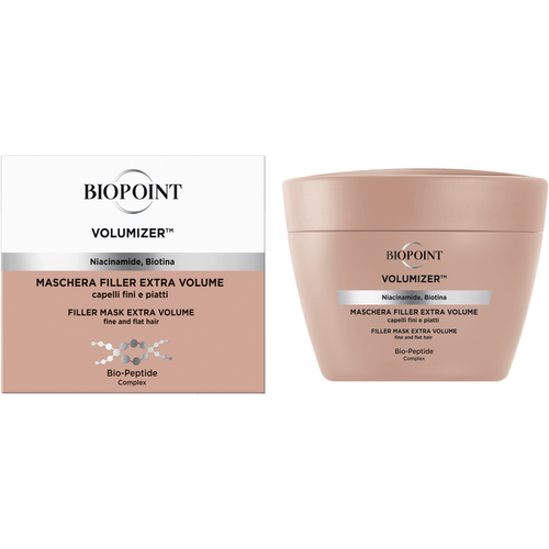 Biopoint Personal Hair Volumizer Mask Filler Extra Volume Capelli Fini E Piatti 200 Ml
