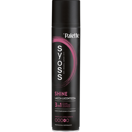 Syoss By Palette Lacca Shine Lucentezza Con Complesso Vitaminico Di Lunga Durata 3in1 Styling, Prote…