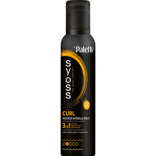Syoss By Palette Mousse Curl Modella Ricci Con Complesso Vitaminico 3in1 Styling, Protezione, Defini…