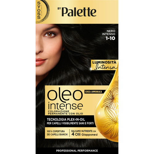 Syoss By Palette Oleo Intense Senza Ammoniaca Colorazione Permanente Con Olio 1-10 Nero Intenso