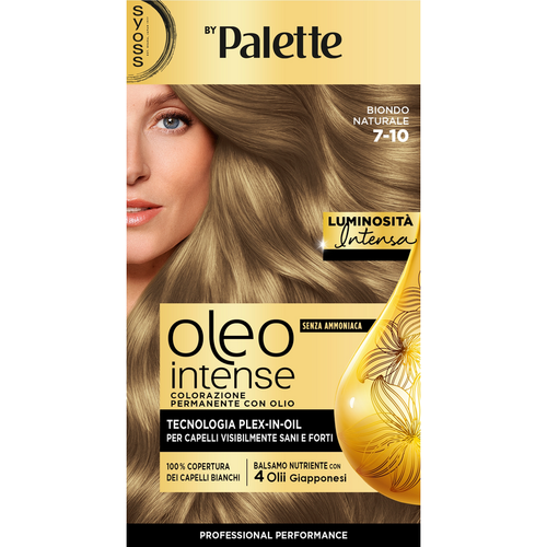 Syoss By Palette Oleo Intense Senza Ammoniaca Colorazione Permanente Con Olio 7-10 Biondo Naturale