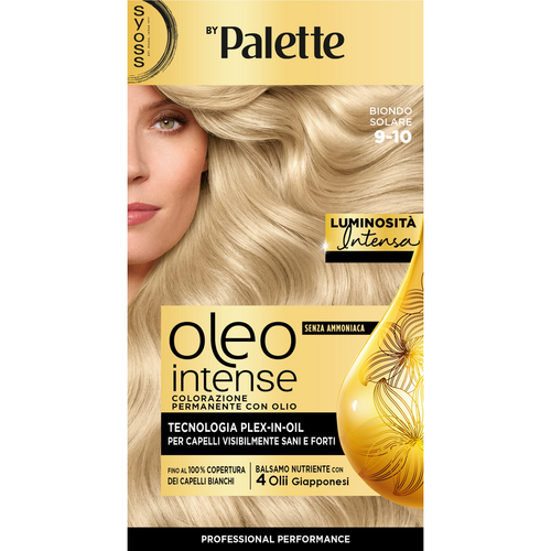 Syoss By Palette Oleo Intense Senza Ammoniaca Colorazione Permanente Con Olio 9-10 Biondo Solare