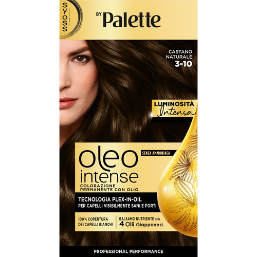 Syoss By Palette Oleo Intense Senza Ammoniaca Colorazione Permanente Con Olio 3-10 Castano Naturale