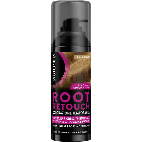 Syoss Palette Root Retoucher Spray Colorazione Temporanea Biondo Scuro 120 Ml