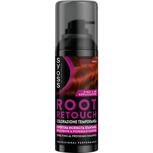 Syoss Palette Root Retoucher Spray Colorazione Temporanea Rosso 120 Ml