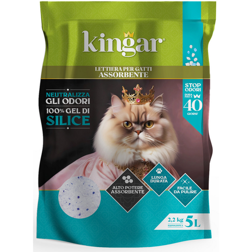 Kingar Lettiera Gel Di Silice 5 Lt