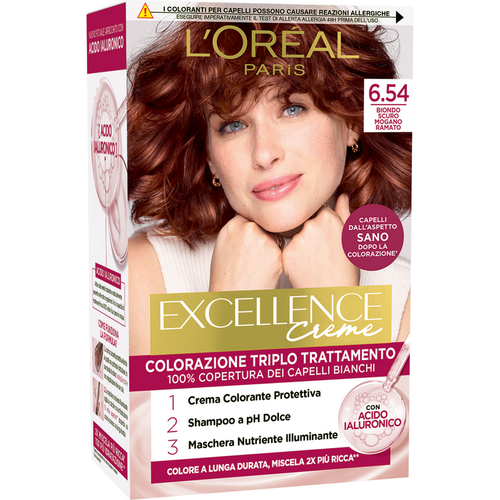 Excellence Creme N.6.54 Biondo Scuro Mogano Ramato