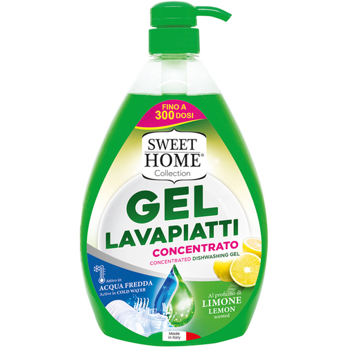 Sweet Home Gel Lavapiatti Concentrato Al Limone 1000 Ml