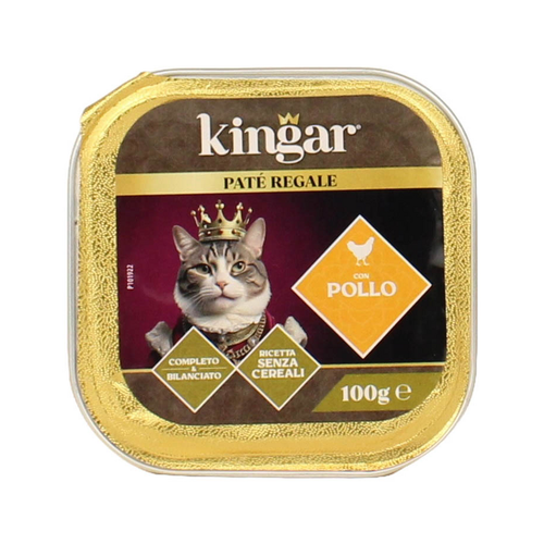 Kingar Cat Pate' Pollo Vaschetta 100 Grammi