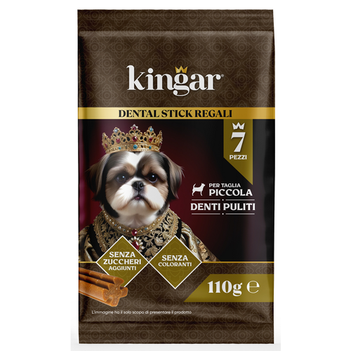 Kingar Dog Cani Taglia Piccola Snack Dentastix 110 Gr. 7 Pezzi