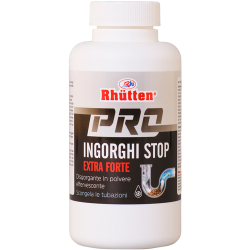 Rhutten Pro Ingorghi Stop Polvere Extra Forte Barattolo 600 Grammi