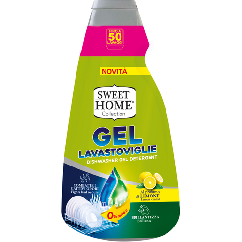 Sweet Home Gel Lavastoviglie Limone 1000 Ml