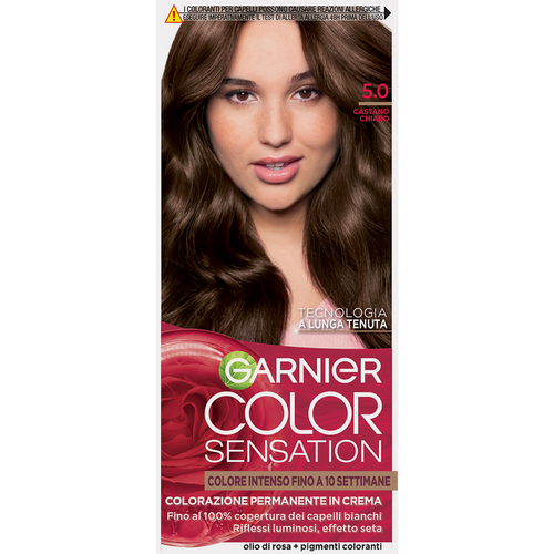 Garnier Color Sensation Colorazione Permanente In Crema 5.0 Castano Chiaro