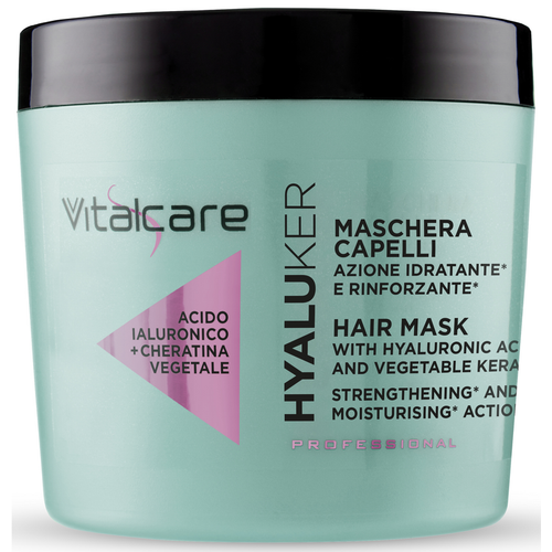 Vitalcare Hyaluker Maschera Capelli Idratante E Rinforzante Acido Ialuronico + Cheratina Vegetale Pr…
