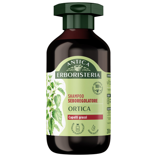 Antica Erboristeria Shampoo Seboregolatore Ortica Capelli Grassi 250 Ml Con Essenze Di Origine Natur…
