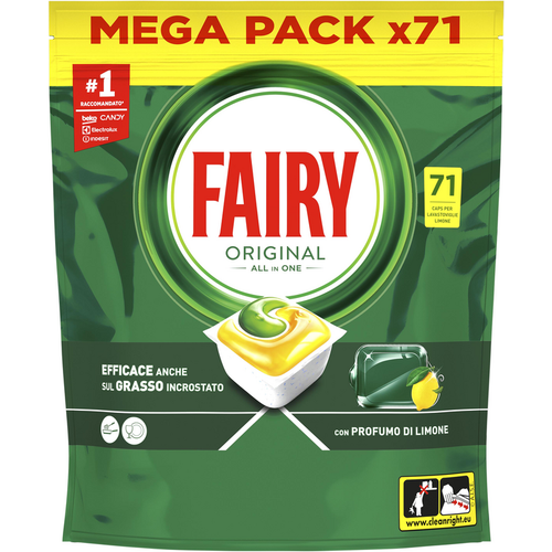 Fairy Tutto In 1 Original 71 Caps Lavastoviglie Al Limone