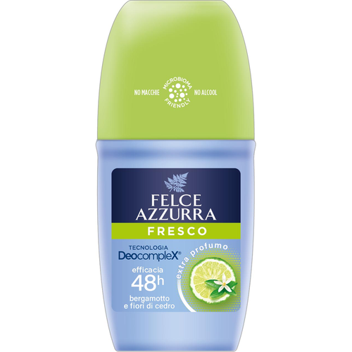 Felce Azzurra Deodorante Roll-on Fresco Profumo Di Bergamotto E Fiori Di Cedro 50 Ml