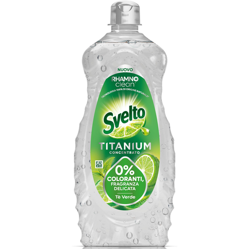 Svelto Titanium Concentrato Piatti Te' Verde 650 Ml