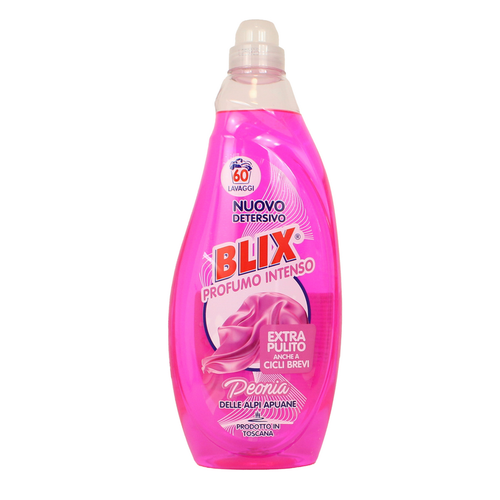 Blix Profumo Intenso Detersivo Liquido Lavatrice Peonia Delle Alpi Apuane 60 Lavaggi