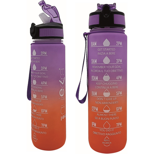 Rf Borraccia Motivazionale Viola Arancio 1 Litro