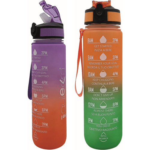 Rf Borraccia Motivazionale Arancio Verde 1 Litro