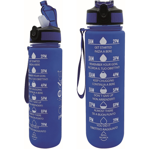 Rf Borraccia Motivazionale Blu 1 Litro