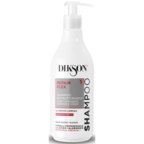 Dikson Repair Flex Shampoo Ristrutturante Capelli Danneggiati, Disidratati E Trattati 500 Ml