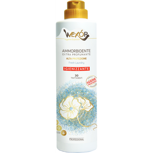 Wexor Ammorbidente Igienizzante  Alta Protezione Fresh Laundry 750 Ml 30 Trattamenti