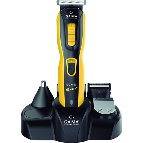 Gama Rasoio Multifunzione Gcx623 Sport Con 4 Testine Intercambiabili: Tagliacapelli, Regolabarba, Ra…