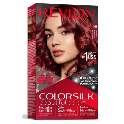 Revlon Color Silk 66 Rosso Ciliegia Permanente Senza Ammonica
