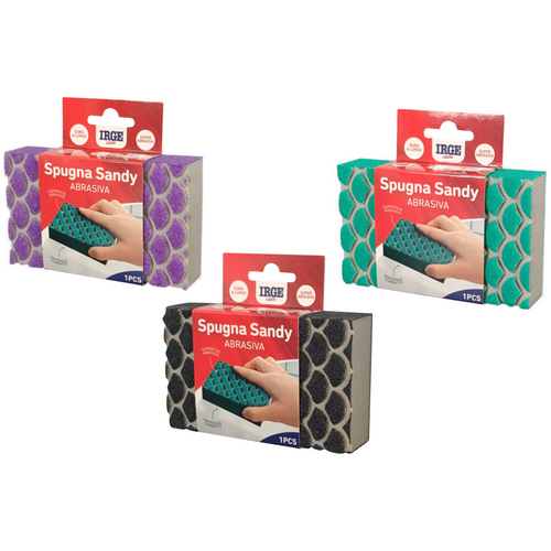 Irge Casa Spugna Abrasiva Sandy 1 Pezzo Colori Assortiti